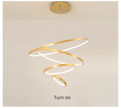 Simple Ring LED Chandelier