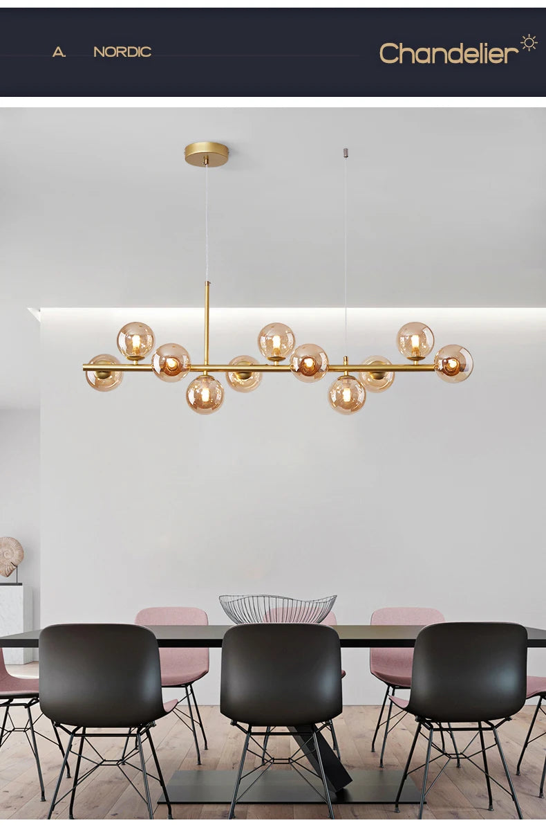 Nordic Gold Pendant Light