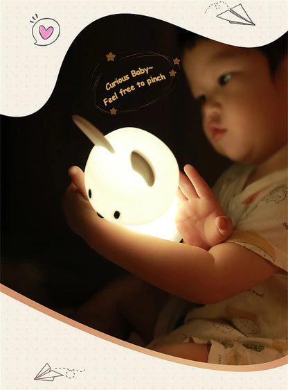 Cute Rabbit LED Night Light