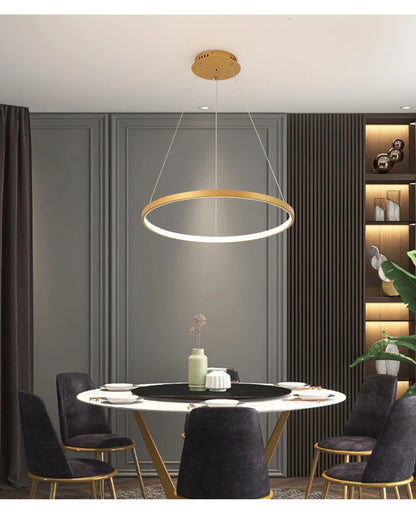 Simple Ring LED Chandelier