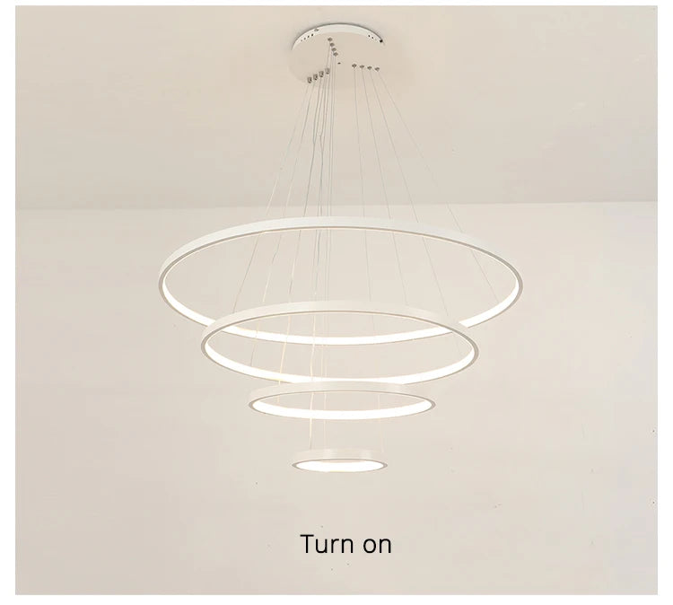 Simple Ring LED Chandelier