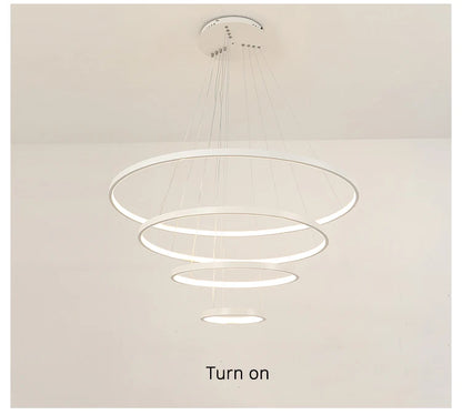 Simple Ring LED Chandelier