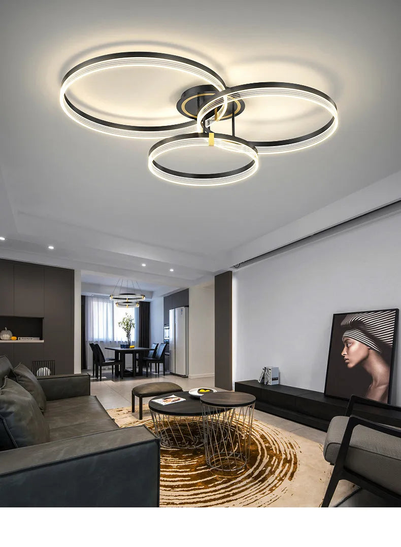 Creative Nordic Luxury Foyer Ceiling Lamp