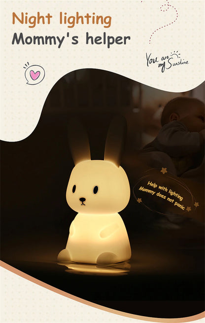 Cute Rabbit LED Night Light