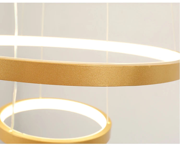 Simple Ring LED Chandelier