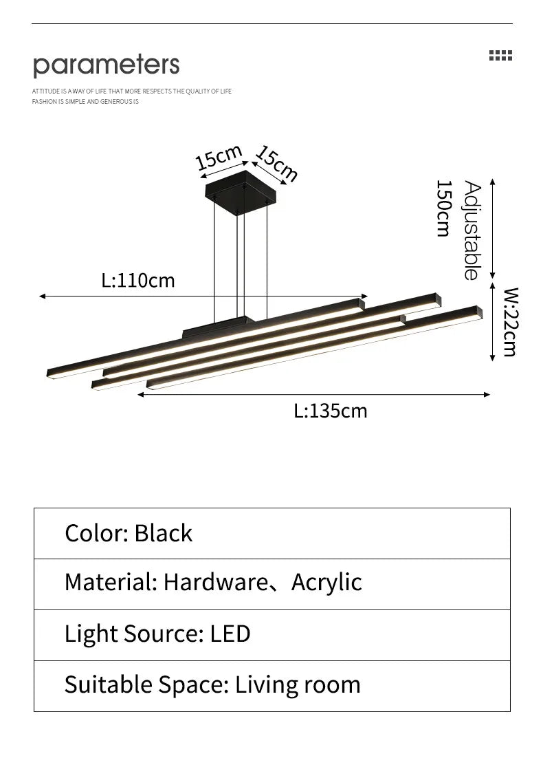 Modern Nordic Chandelier