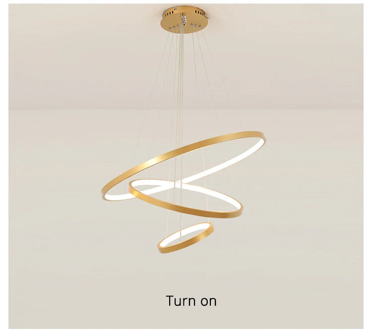 Simple Ring LED Chandelier