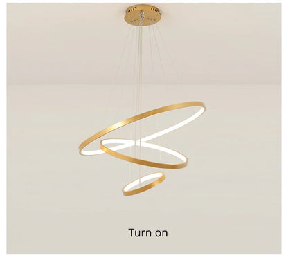 Simple Ring LED Chandelier