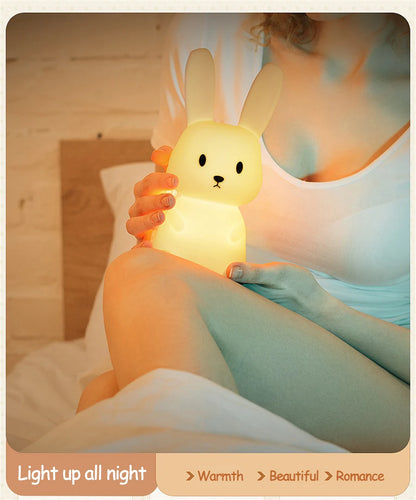 Cute Rabbit LED Night Light