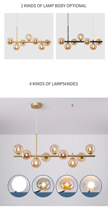 Nordic Gold Pendant Light