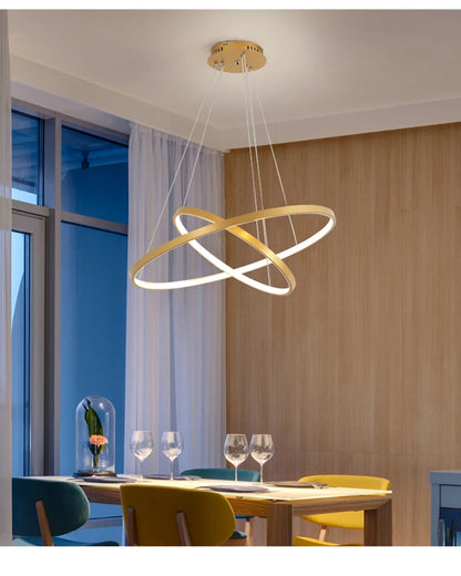 Simple Ring LED Chandelier