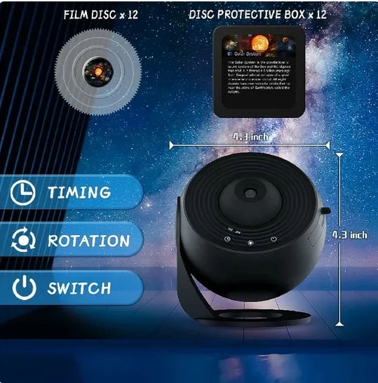 LED Galaxy Projector Night Light