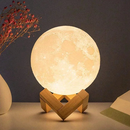 3D Moon Night Light