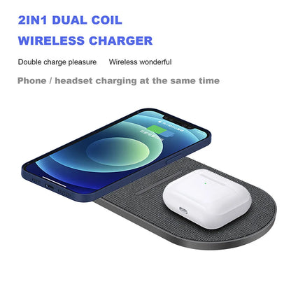 20W Dual Wireless Charger