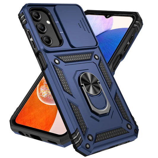 Military-Grade Armor Case with Slide Camera Lens