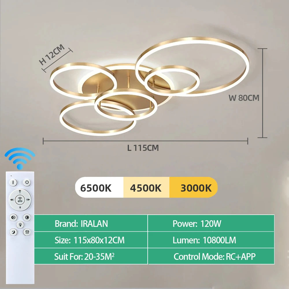 Dimmable LED Ceiling Chandelier