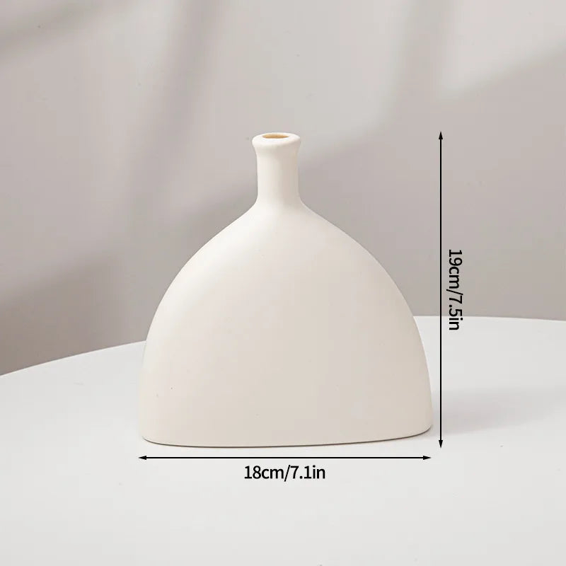 White Minimalist Vase