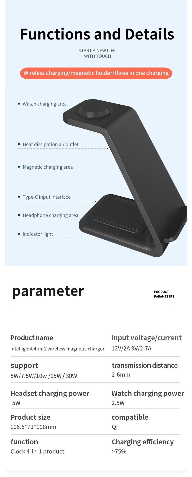 3-in-1 Samsung Wireless Charger