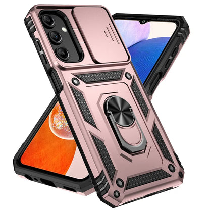 Military-Grade Armor Case with Slide Camera Lens