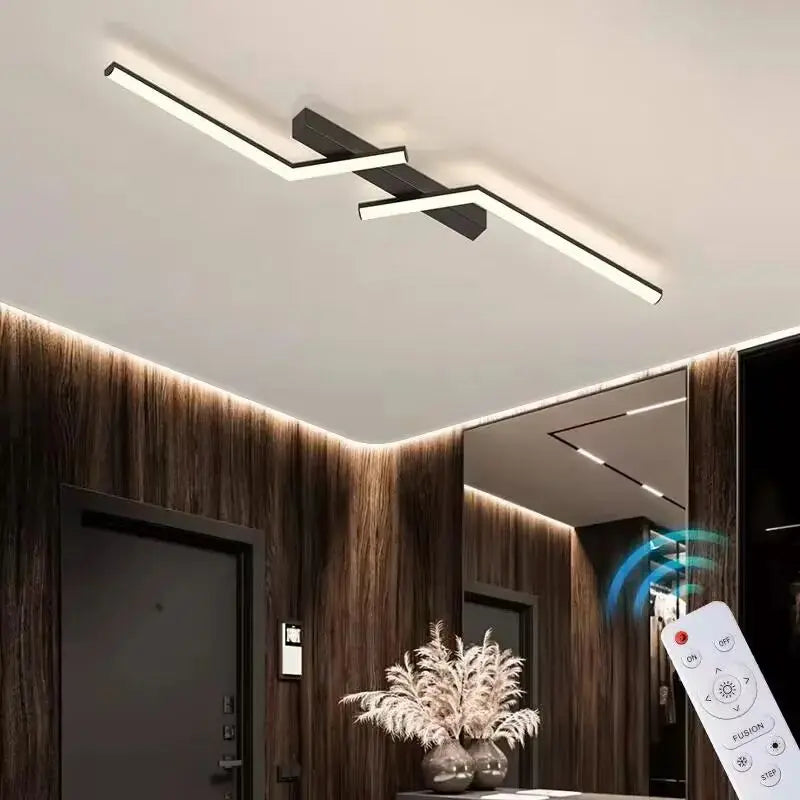 Modern LED Line Ceiling Lamp