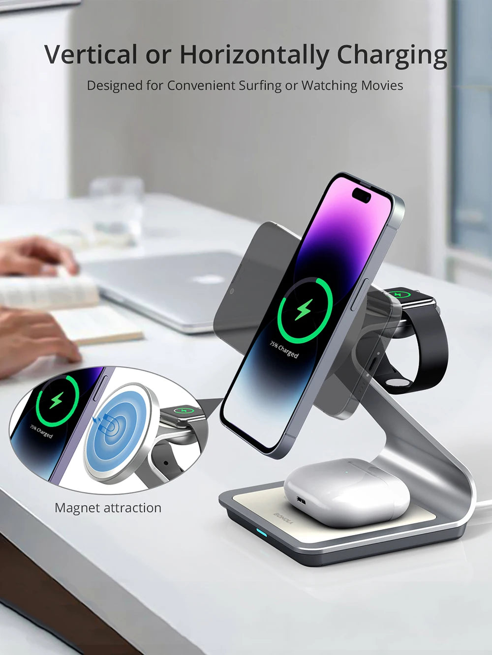 3-in-1 Wireless Charging Station