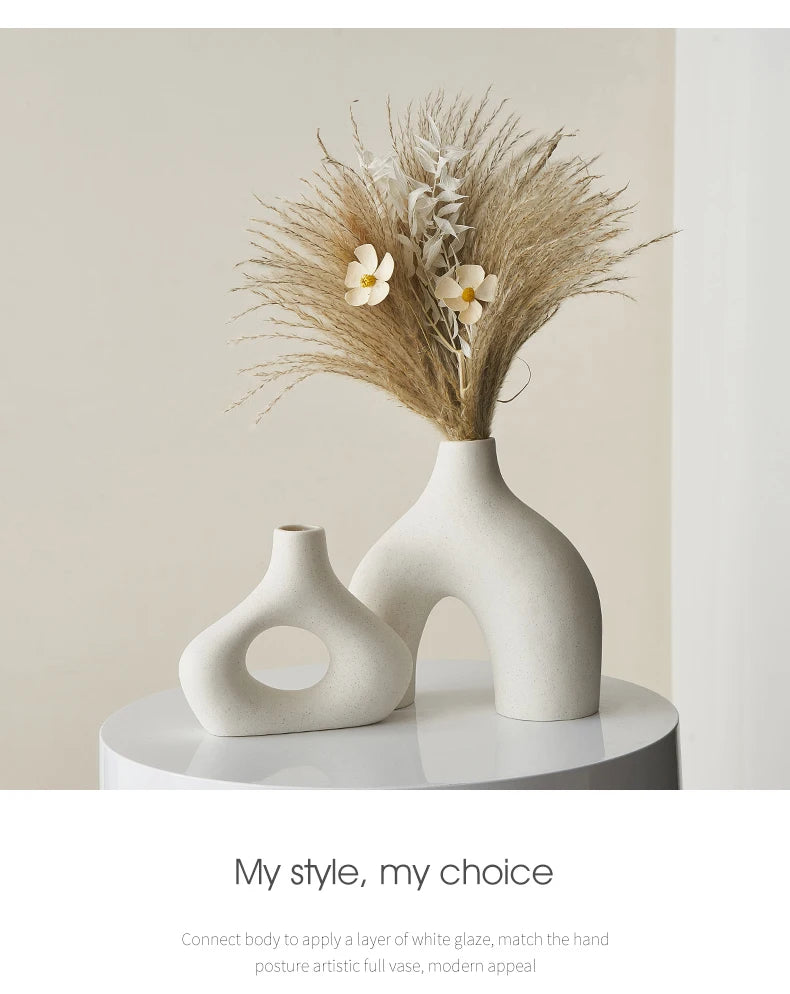 Nordic Chic Vase Set - 2pc