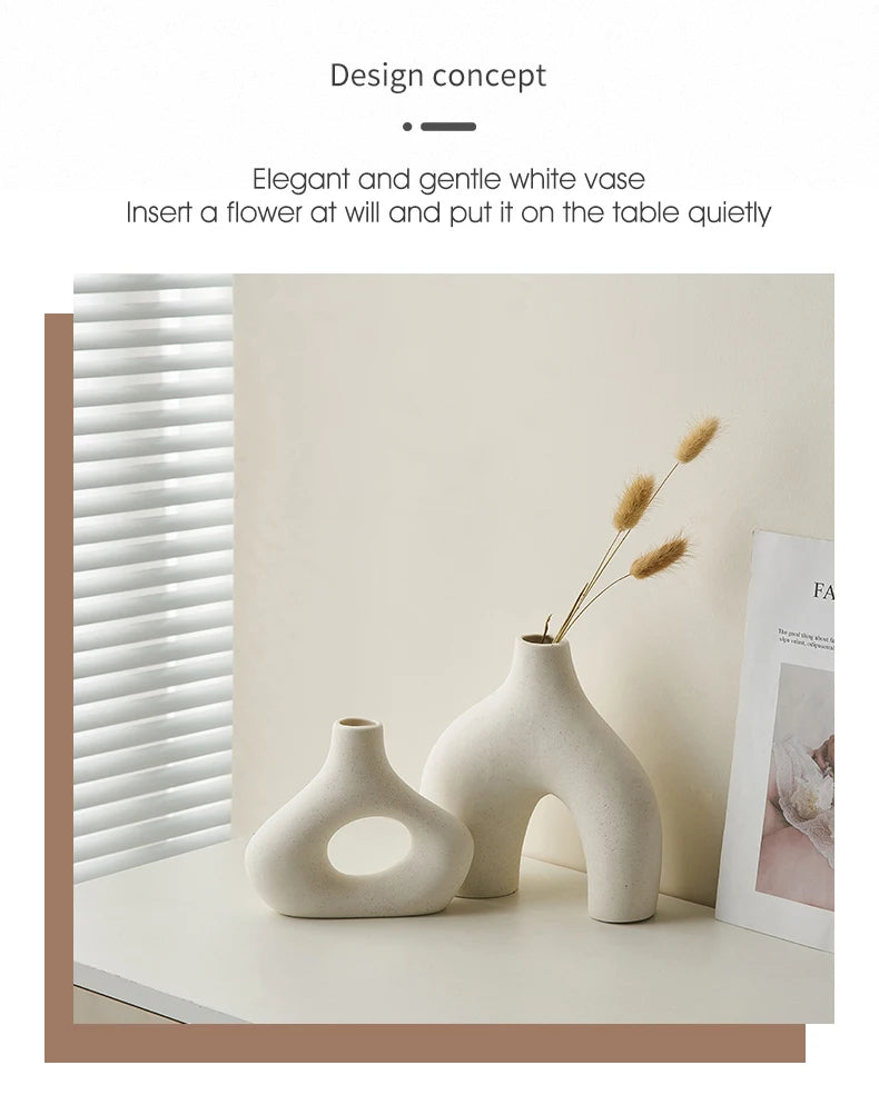 Nordic Chic Vase Set - 2pc