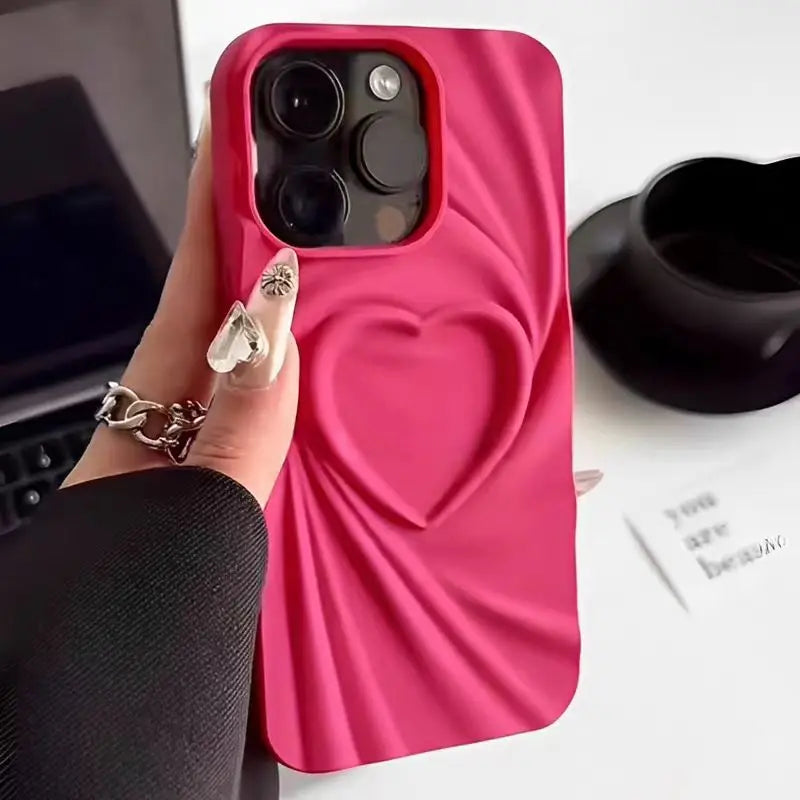 3D Love Heart Phone Case