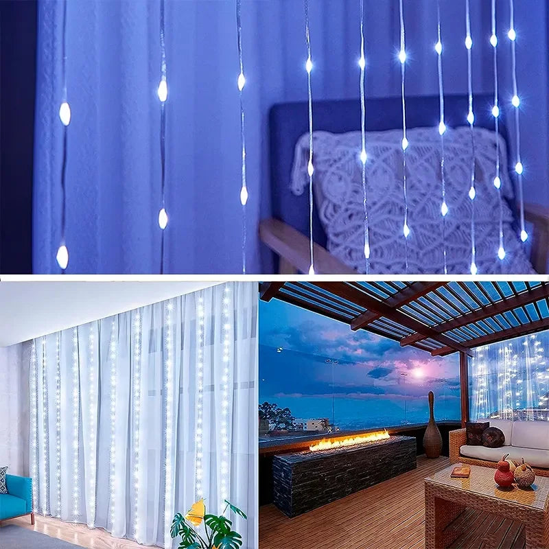 LED Curtain String Lights