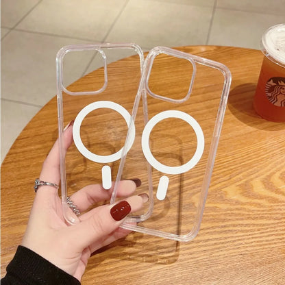 Luxury Transparent Wireless Charging Case