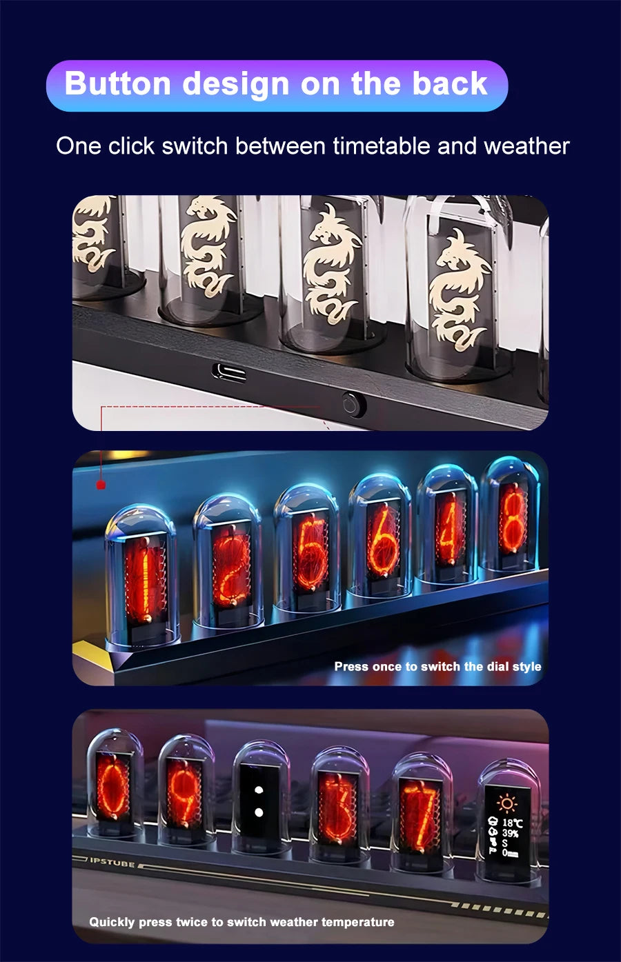 RGB Nixie Tube Clock