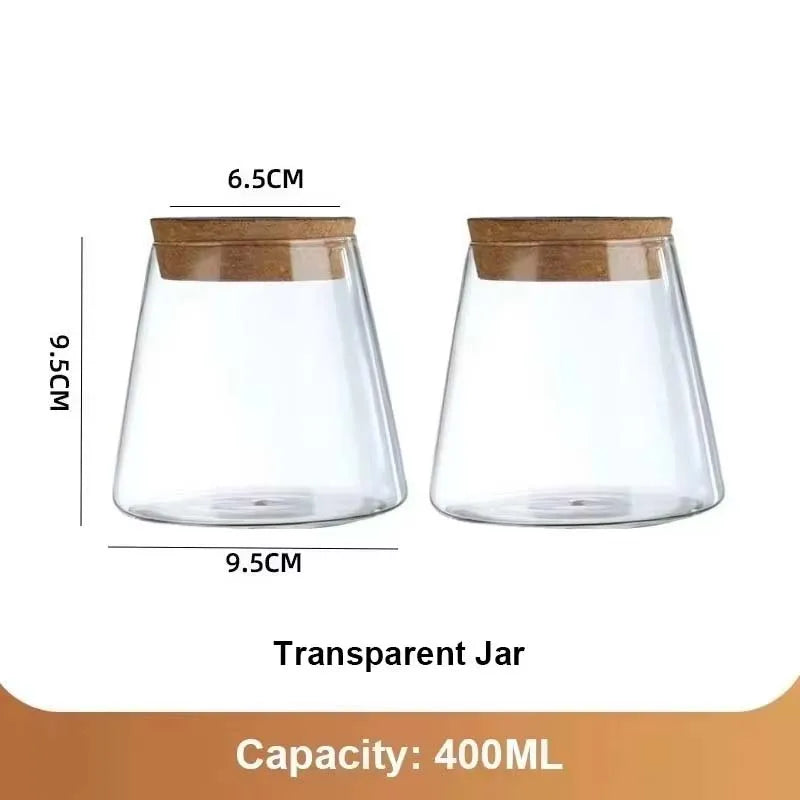 Mini Hydroponic Glass Pots