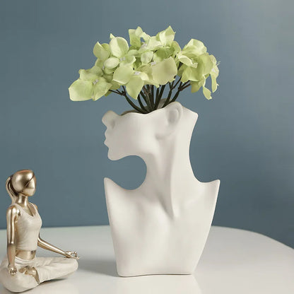 Modern Body Art Flower Pot for Home Decor