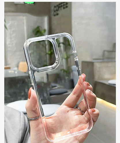 Luxury Transparent Silicone Shockproof Case