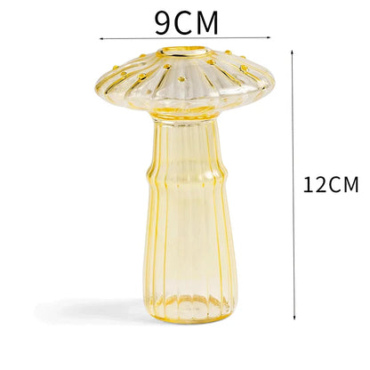 Creative Mushroom Glass Vase