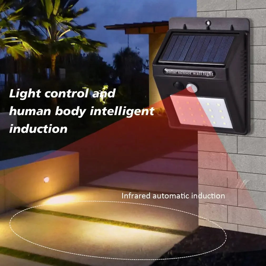 Solar Motion Sensor Wall Light