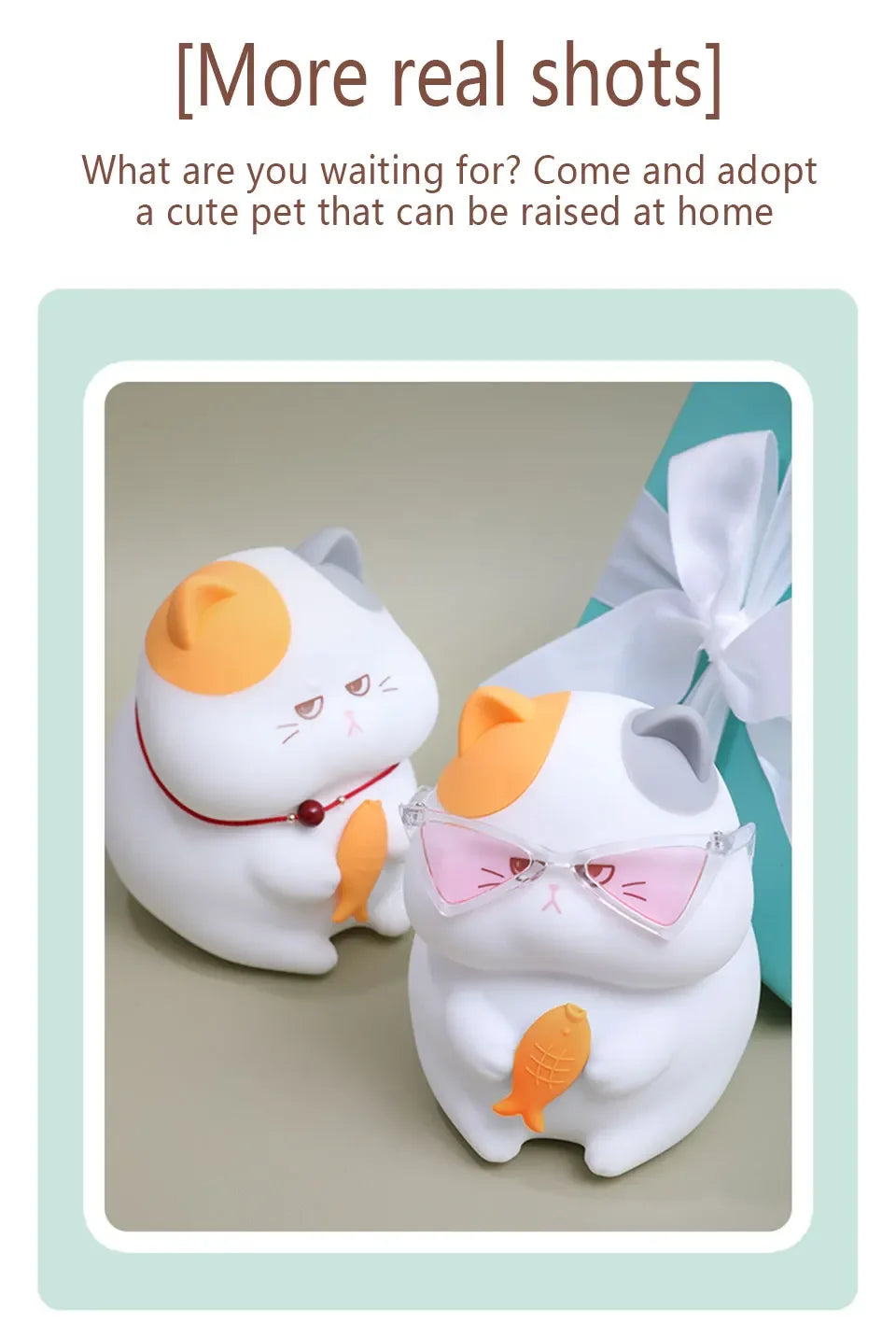 Gluttonous Cat Night Light