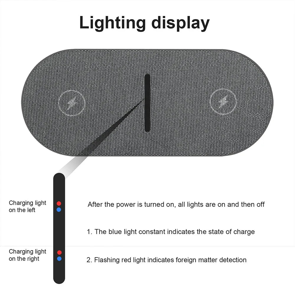 20W Dual Wireless Charger