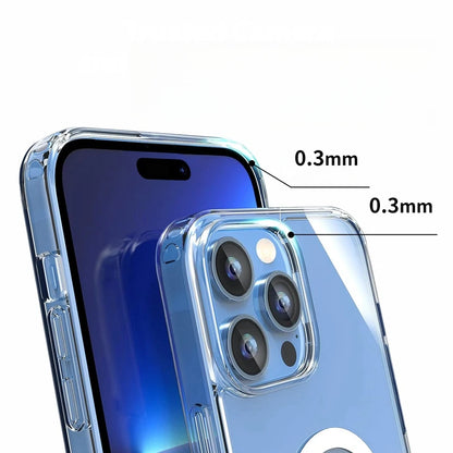 Luxury Clear Magnetic iPhone Case