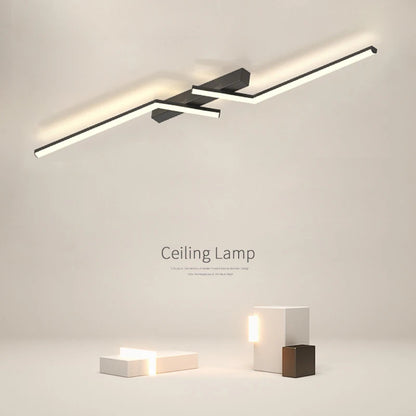 Modern LED Line Ceiling Lamp