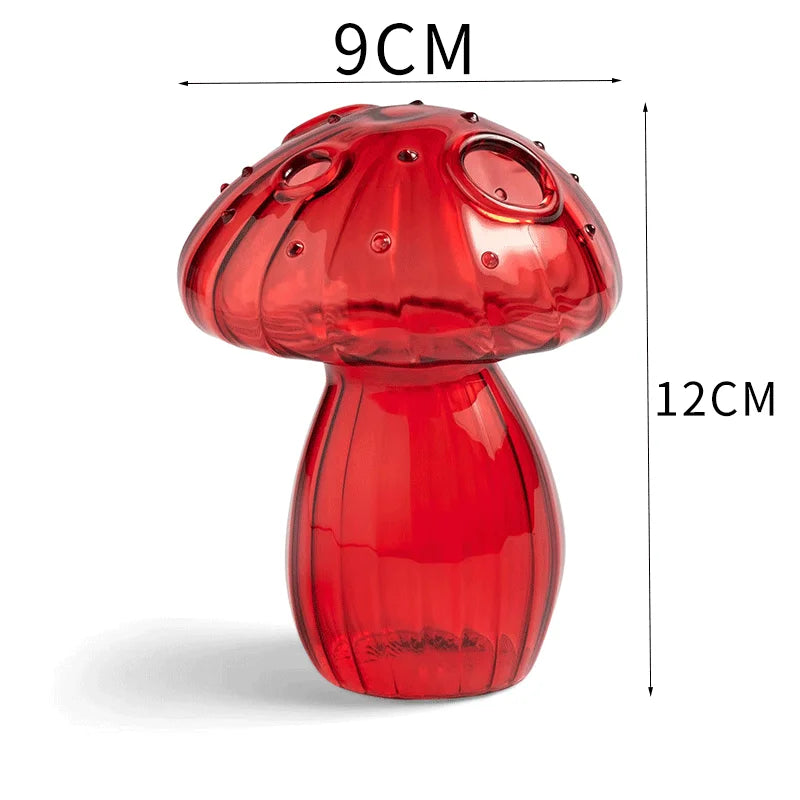 Creative Mushroom Glass Vase