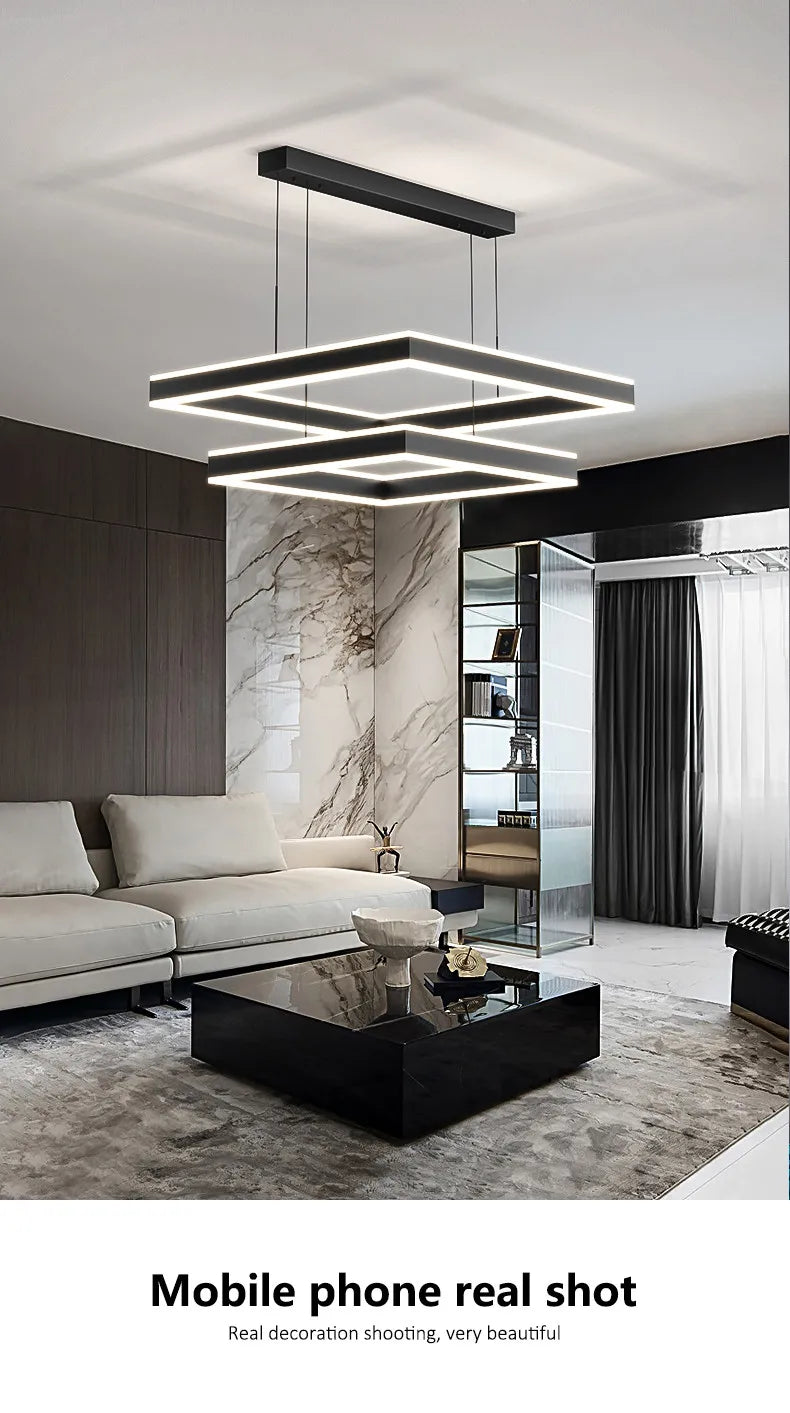 Nordic Square Chandelier