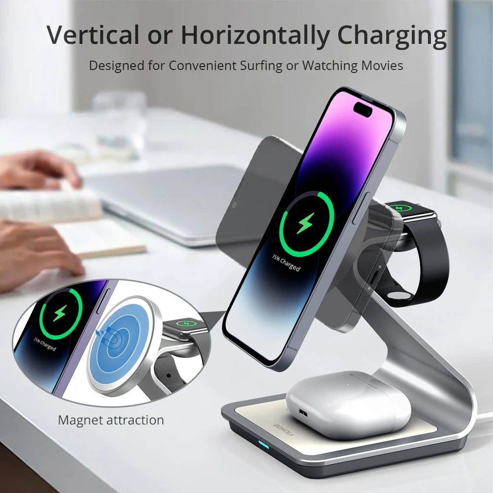 3-in-1 Wireless Charging Station