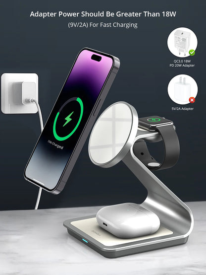 3-in-1 Wireless Charging Station