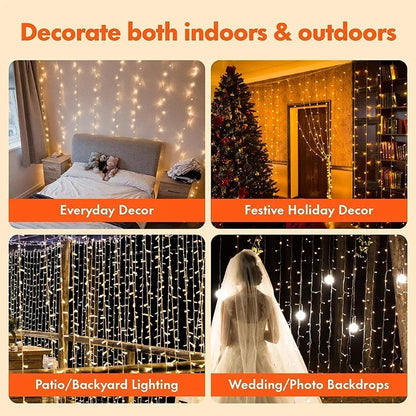 LED Curtain String Lights