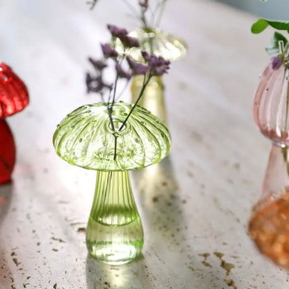 Creative Mushroom Glass Vase