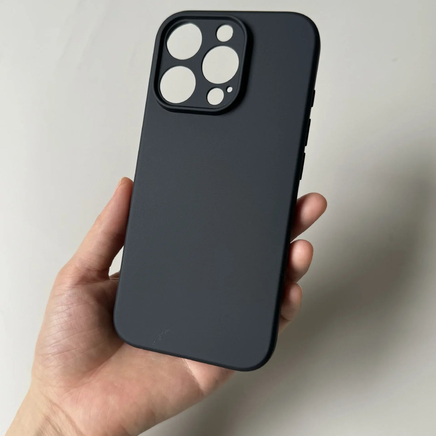 Matte Black Silicone Case