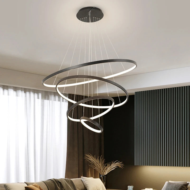 Simple Ring LED Chandelier