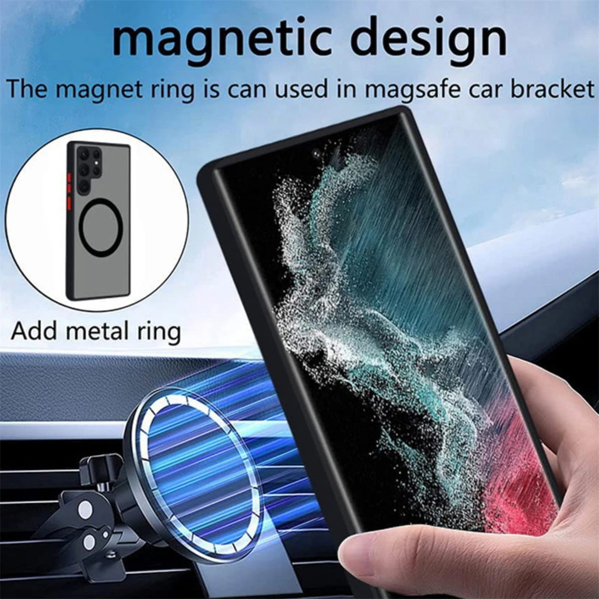 Shockproof Magnetic Phone Case