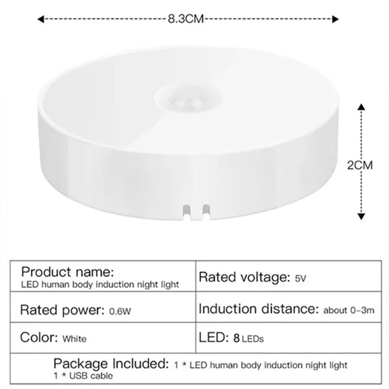 PIR Motion Sensor LED Night Light